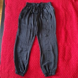 Zara Black boho harem pants